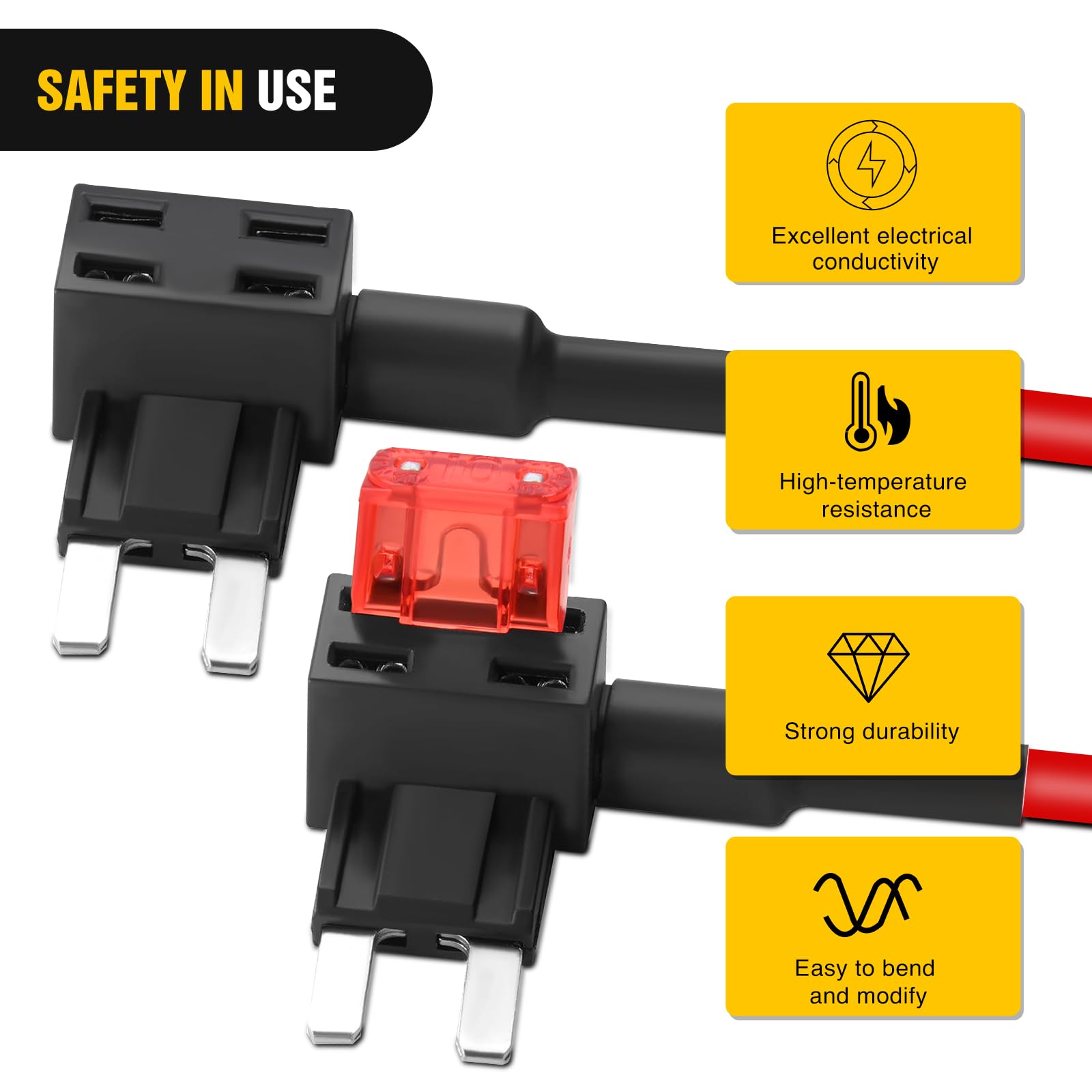 Nilight Fuse Adapter Fuses Holder Tipm Bypass 14Awg Wire 20 Amp Repair Fuel Pump Relay Cable Compatible With Dodge Ram 1500 2500