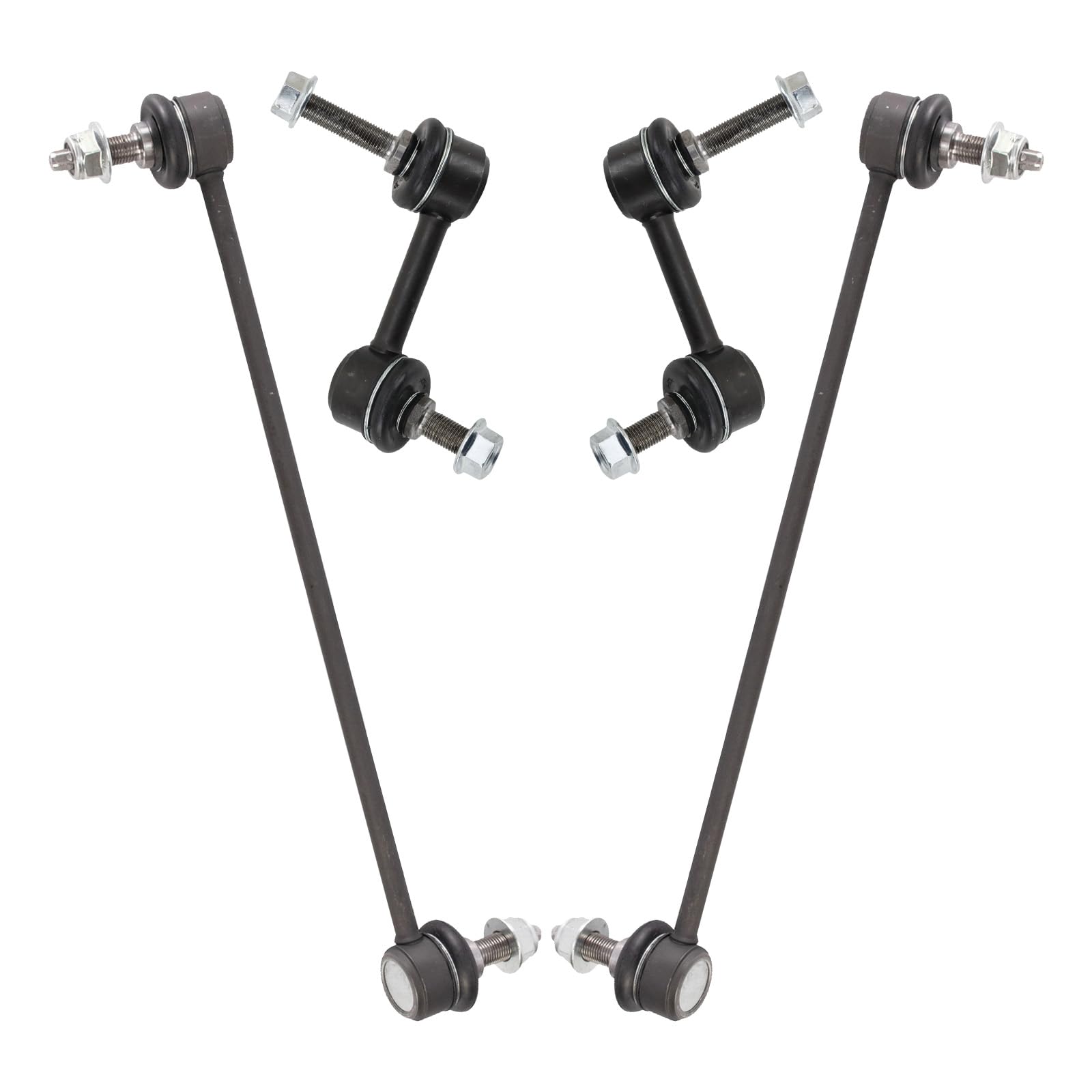 Trq Front & Rear Sway Bar Stabilizer Link Set Compatible With 2015-2019 Hyundai Sonata 2016-2020 Kia Optima