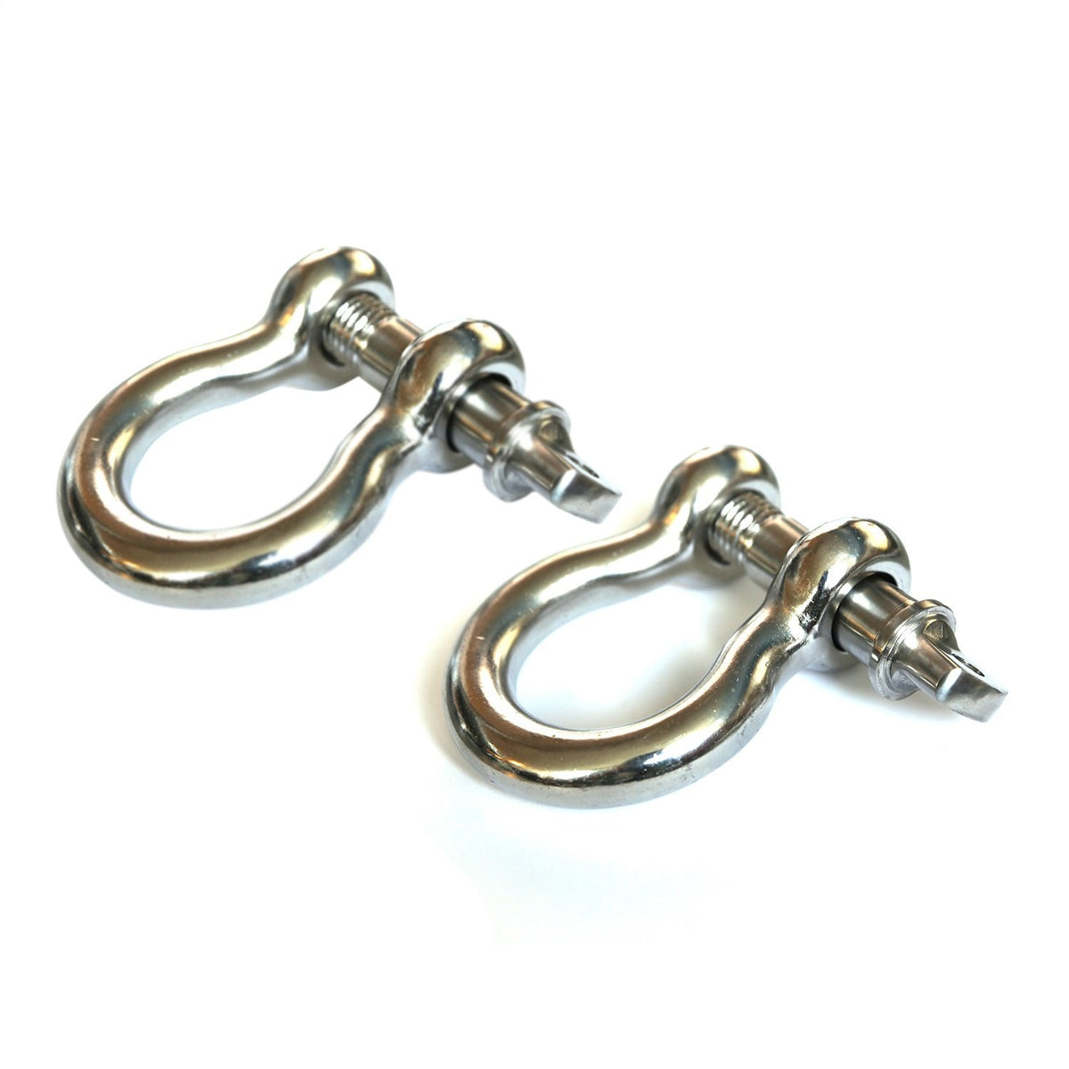 Rugged Ridge | D-Ring Shackle Kit, 3/4 Inch, Stainless Steel, Pair | 11235.05