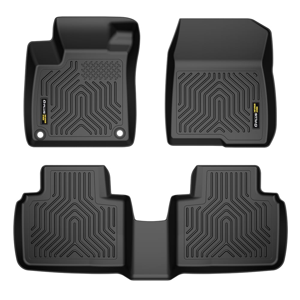 G-PLUS TPE Floor Mats Cargo Liner,Compatible with Honda Accord Sedan Models 2018-2022, 1st & 2nd Row 3pcs Interior Accessories A