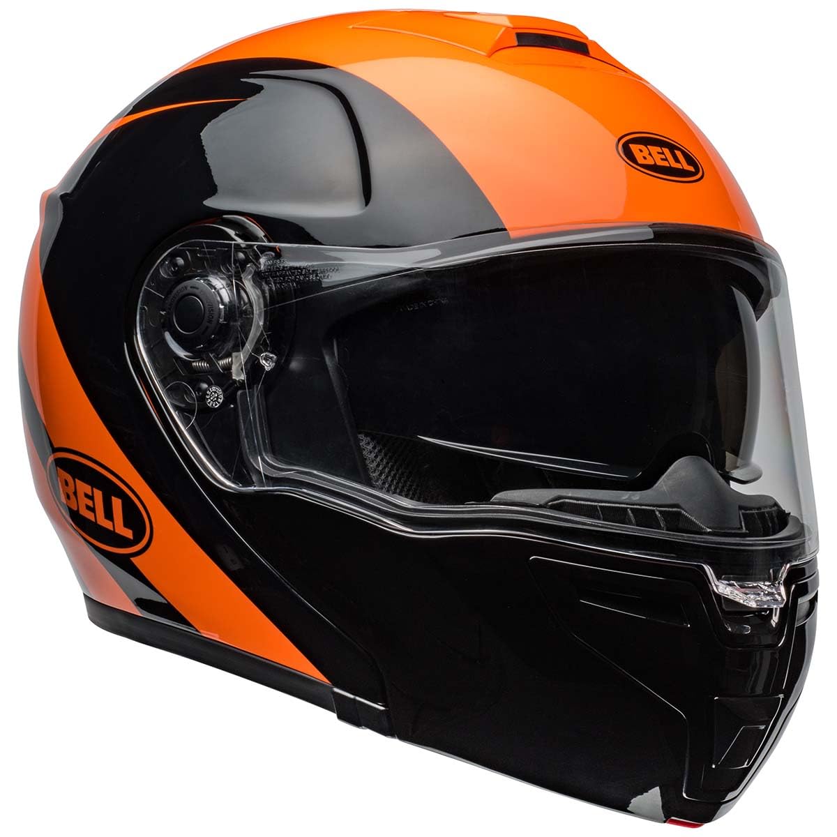 Bell Srt Modular Helmet (Gloss Velo Black/Orange - Medium)