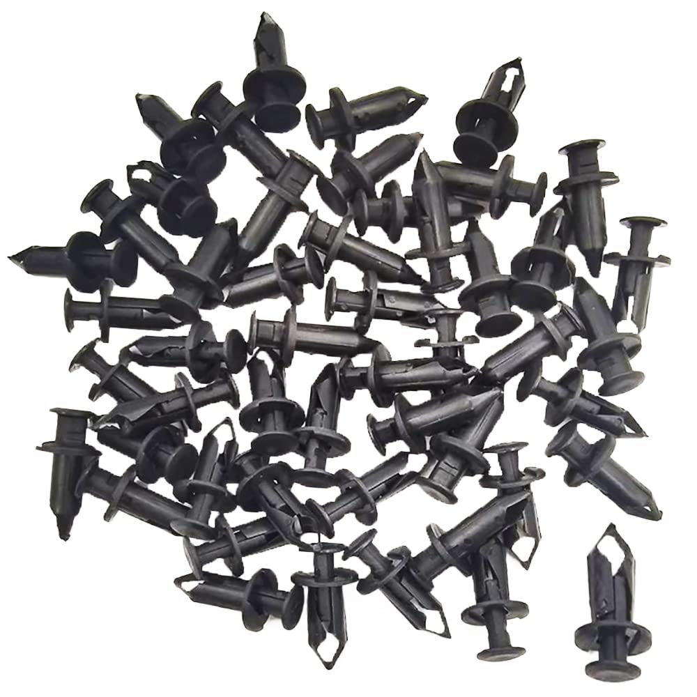 DSkoiph 50 Pcs ATV Fender Clips Replaces 90653-HC4-900 Push Retainer Fasteners Fit for Honda Trx450/400/350/300 250/300/400Ex Su