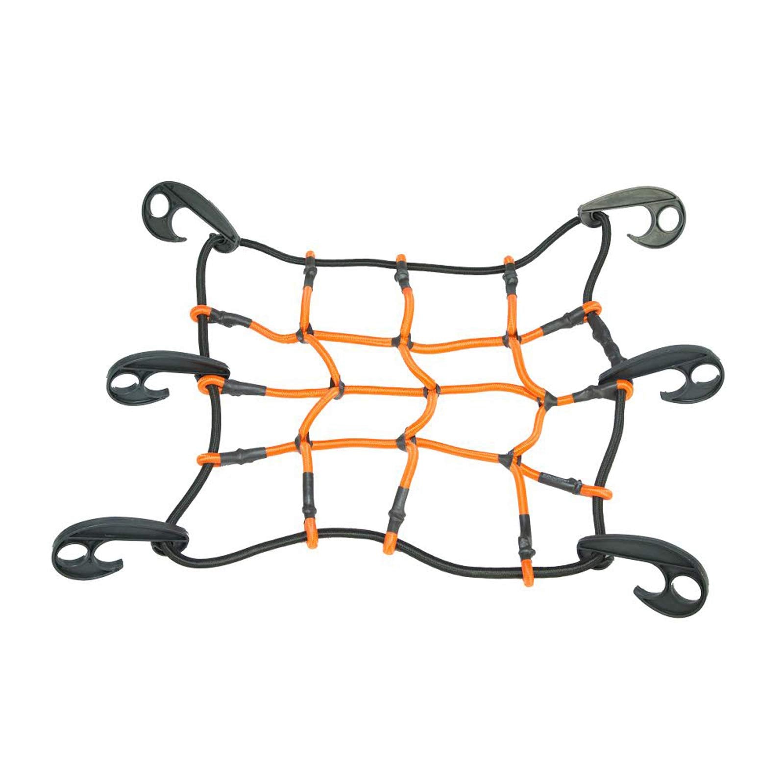 Heininger 4249 HitchMate 12'' x 12'' StretchWeb Cargo Net with Bag and Hooks