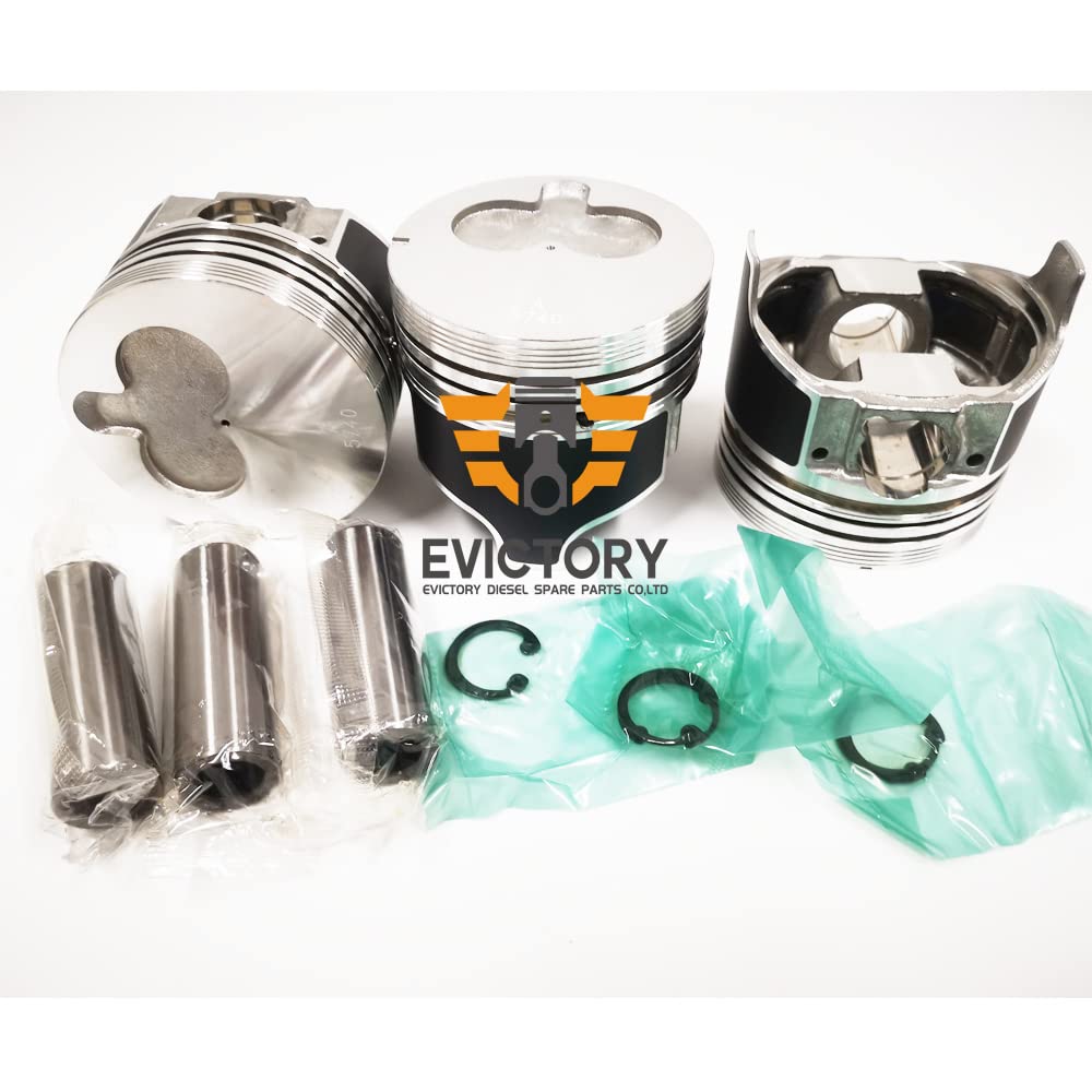 For Excavator Isuzu 3Lb1 Rebuild Kit Piston Ring Head Gasket Main Conrod Bearing