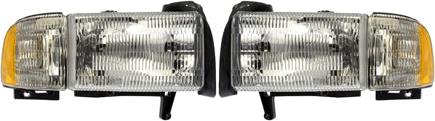 Dorman 1590121 Headlight Assembly For Select Dodge Models, 2 Pack