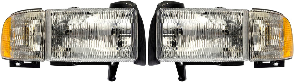 Dorman 1590121 Headlight Assembly For Select Dodge Models, 2 Pack
