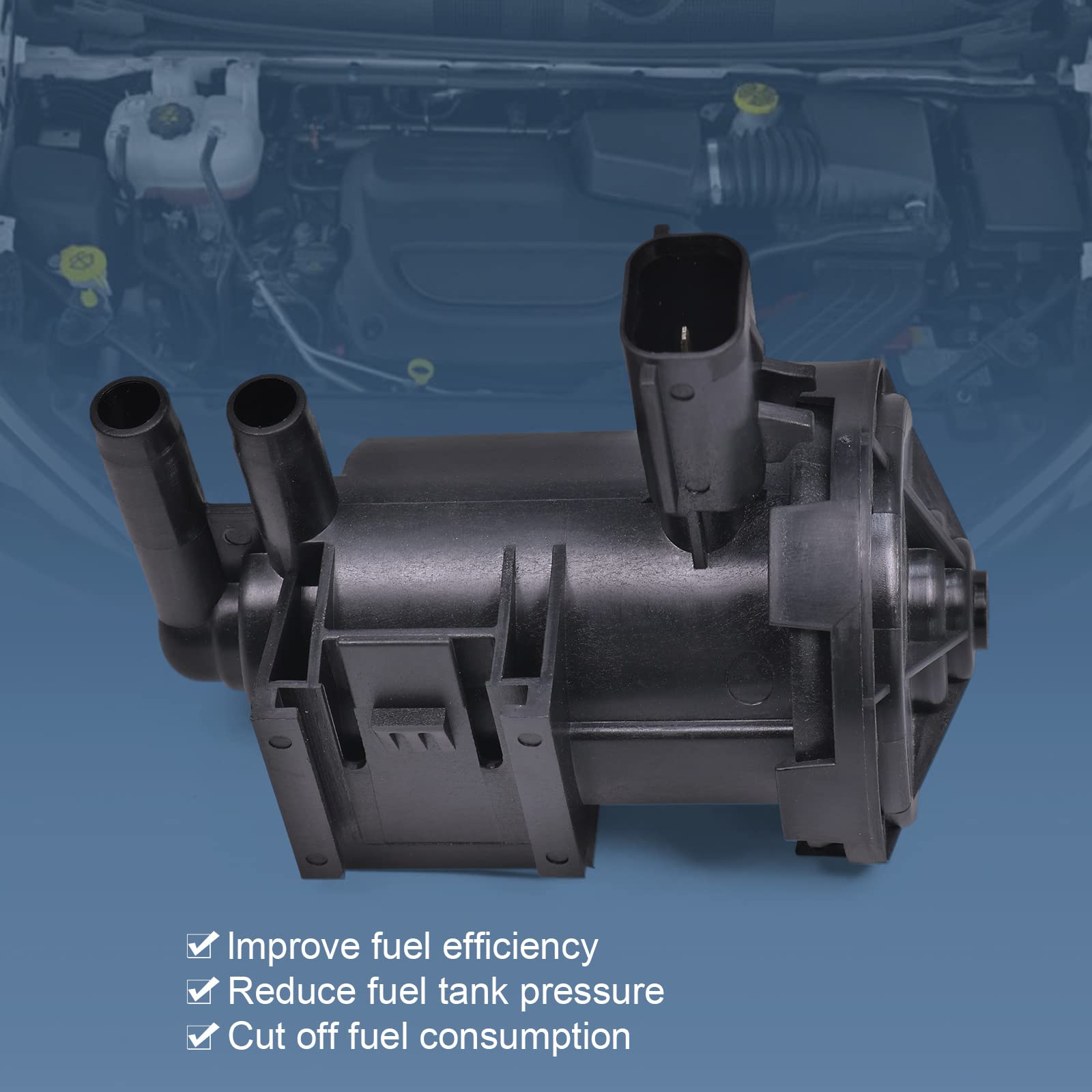 Dicmic Vapor Canister Solenoid Purge Valve Compatible With 2003-2006 Dodge Ram 1500 2500 3500 Grand Caravan Chrysler Town & Country Replace# 911-202, 4669569