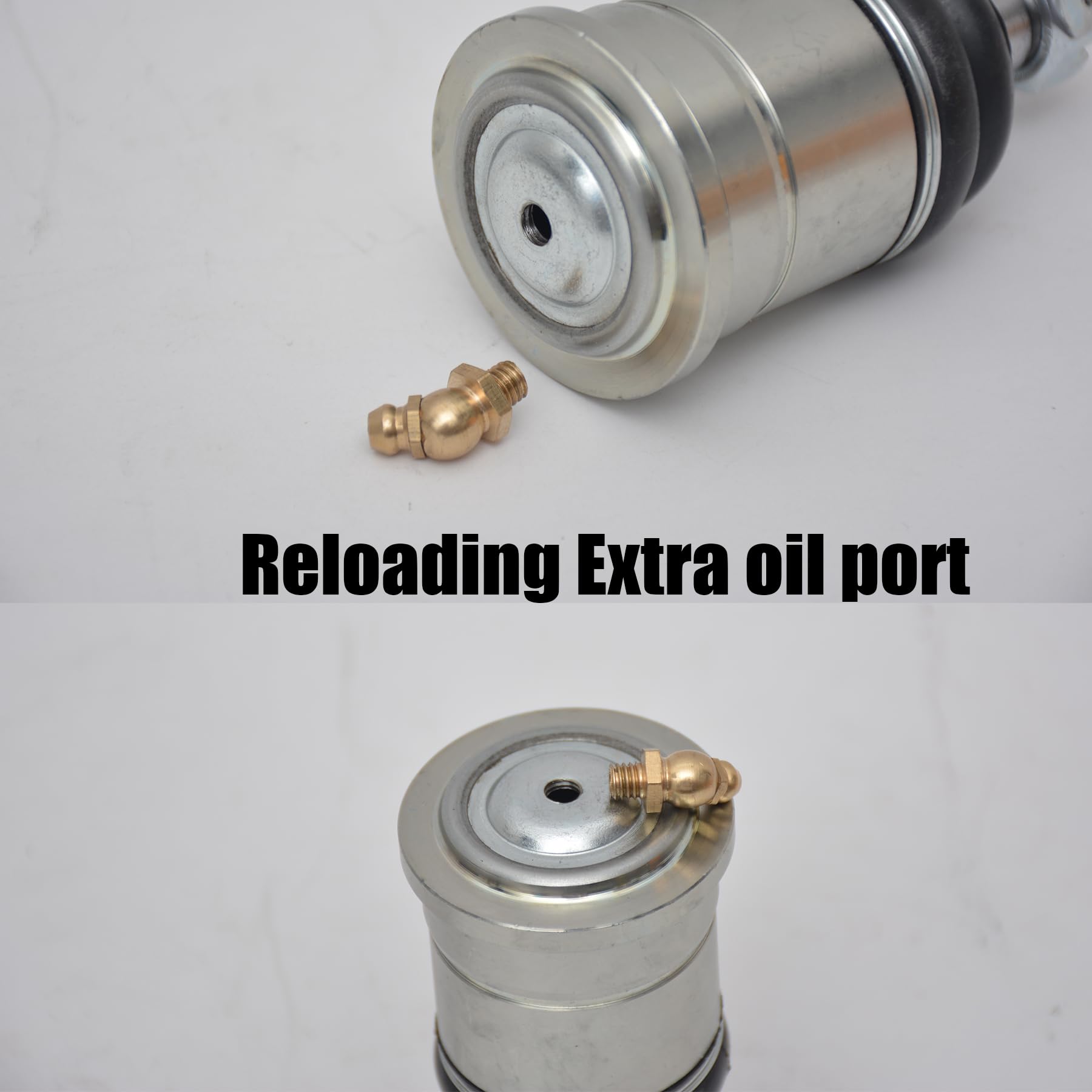 JS SUPER WORK Lower Ball Joint for Nissan NAVARA D40/NP300 D23/Frontier 25MM Aluminum Silver