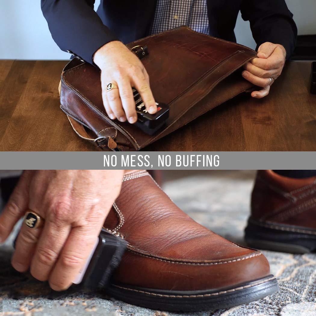 Jobsite Instant Express Leather Boot & Shoe Shine Sponge - Neutral