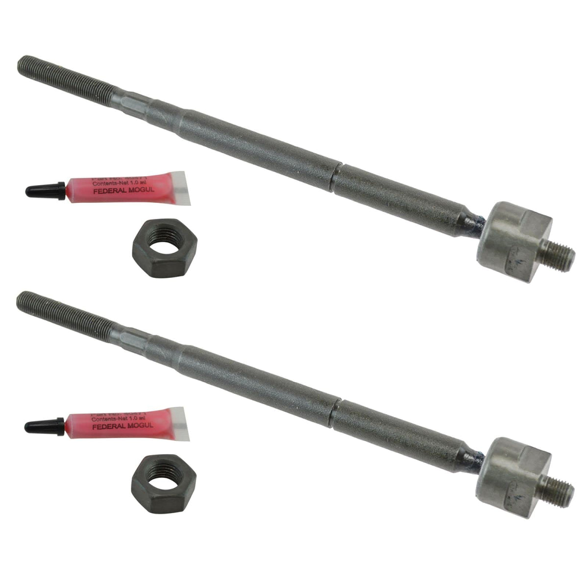Trq Front Inner Tie Rod Set Compatible With 2005-2007 Chevrolet Equinox 2006-2007 Pontiac Torrent