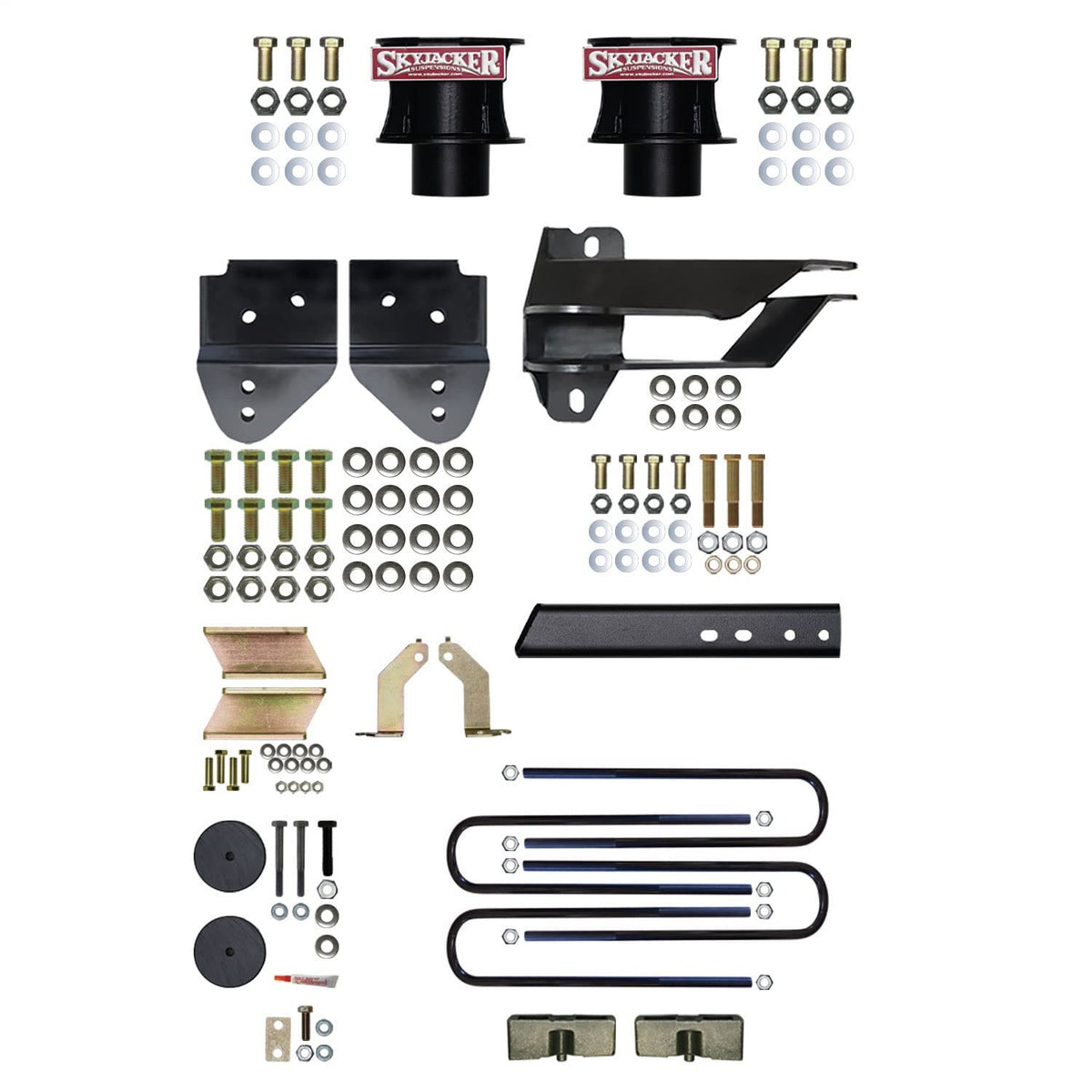 Skyjacker F1740S 4 In. Component Box With Front Coil Spring Spacers.