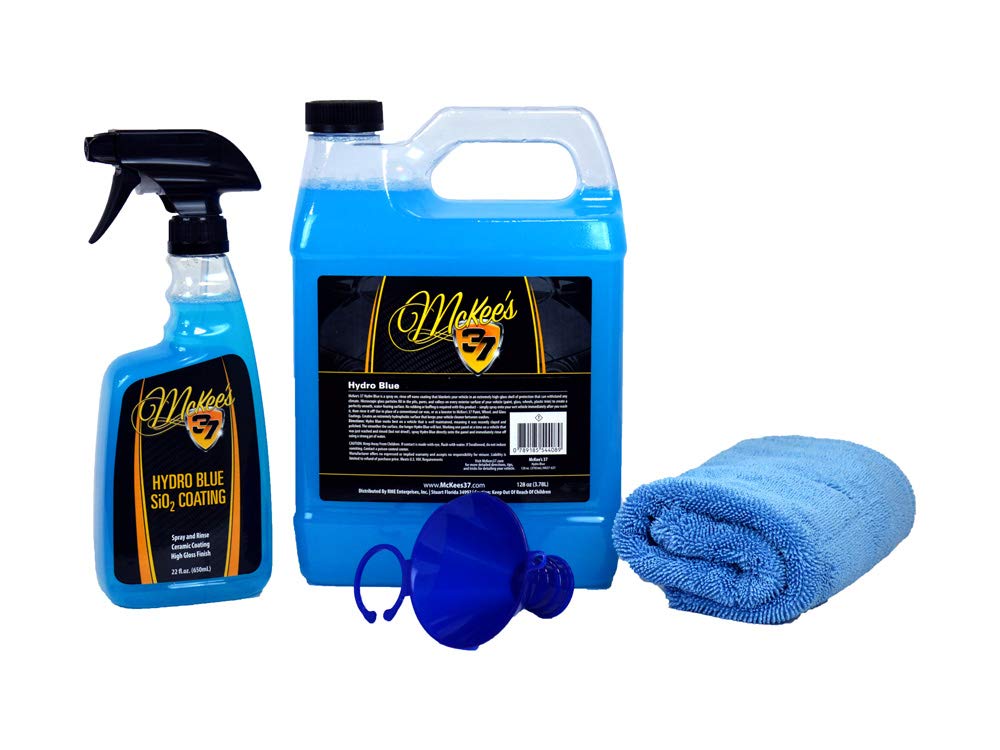 Mckee'S 37 Mk37-Hbrk Hydro Blue Sio2 Coating Refill Kit (4-Piece)