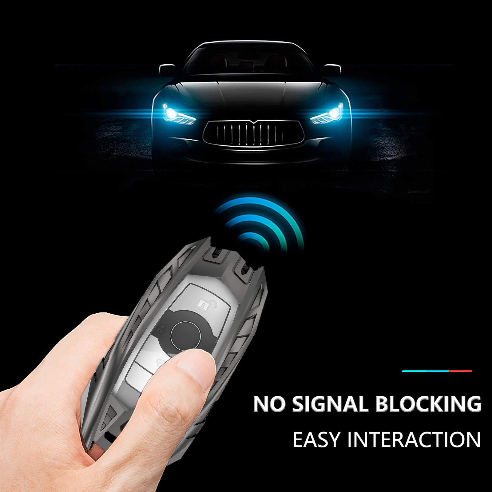 Ocezbiis For Bmw Key Fob Cover,Keychain,Zinc Alloy Protection Car Key Case For X1 X3 X4 X5 X6 1 3 4 5 6 7 Series M3 M5 M6 Gt3 Gt