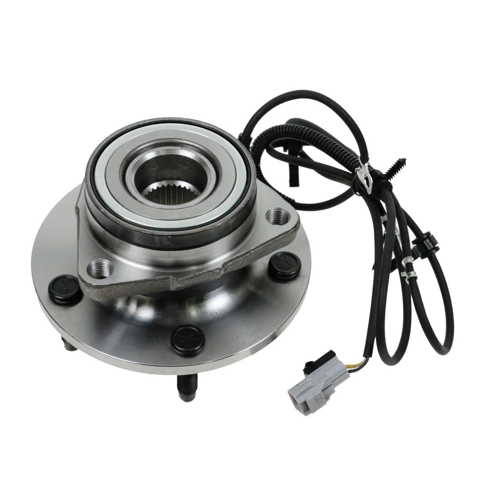 Trq Front Wheel Bearing & Hub Assembly With Abs Sensor Compatible With 1997-1999 Dodge Ram 1500