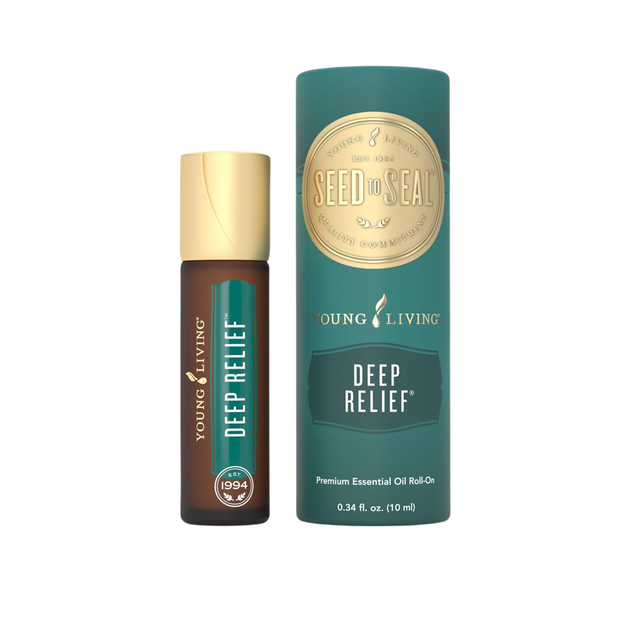 Young Living Deep Relief Roll-On | 10 ml | Cooling Essential Oil Blend for Topical Use | Compact & Travel-Friendly-New