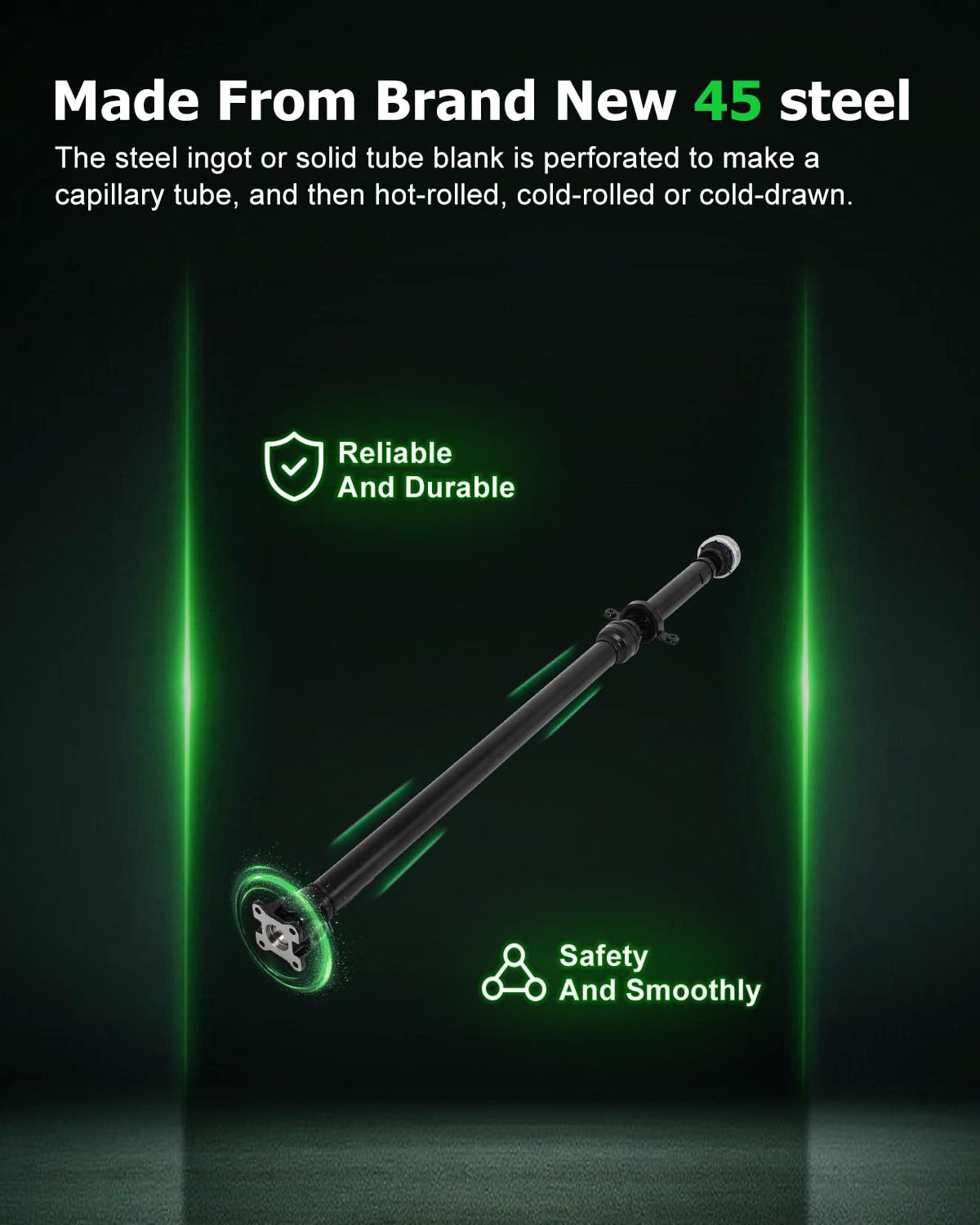 Scitoo?65.375''?Steel Rear Driveshaft Assembly Drive Shaft Prop Shaft For Ford Explorer Sport Trac 2007-2010,Oe# 936-896 936896