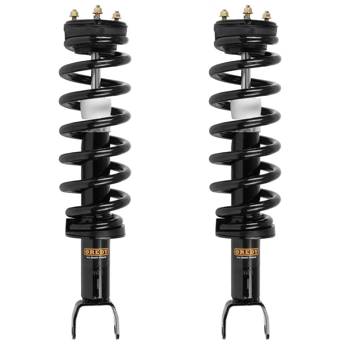 OREDY Front Pair Complete Struts Coil Springs Assembly Compatible with 2009 2010 Dodge Ram 1500 4WD and 2011-2018 Ram 1500 4WD -