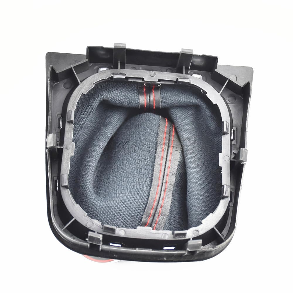 Malcayang 6 Speed Gear Shift Knobs Boot Cover For Golf Mk5 Mk6 Mk7 Scirroco Eos