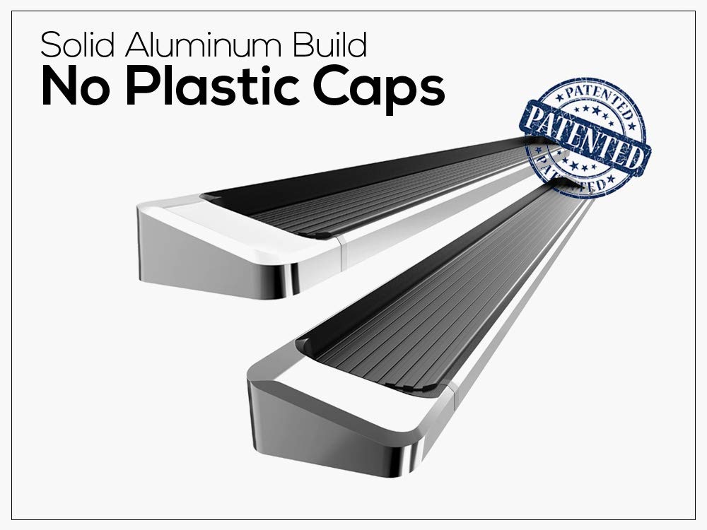 APS Running Boards Style Compatible with Ford F150 2015-2025 Regular Cab & F-250 F-350 Super Duty 2017-2025 (Nerf Bars Side Step