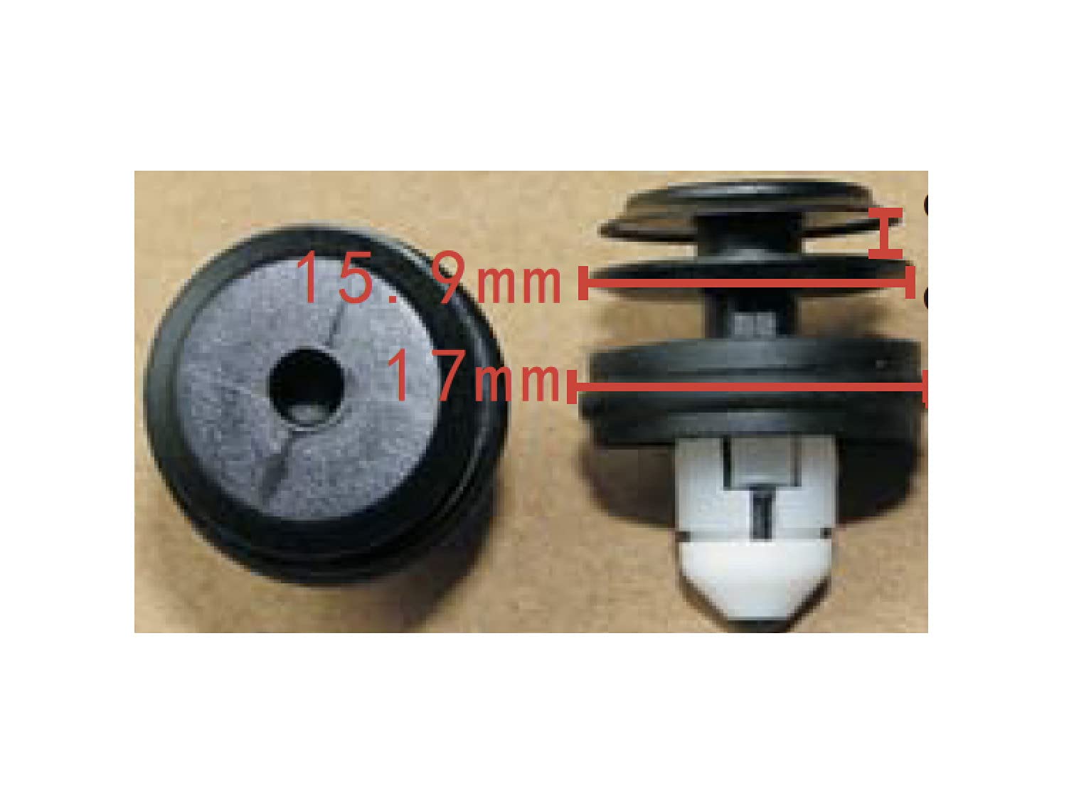 Autobahn88 Retainer Clip For Door Trim Molding, Compatible With Bmw (Oem: 51417325082) (Pack Of 20)