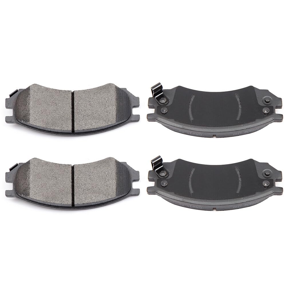 Eccpp D507-7386 4Pcs Front Ceramic Disc Brake Pad Set - Fit For Saturn Sc (1991-1992, 1993-2002), Sl (1991-2002) & Sc2 (1993-200