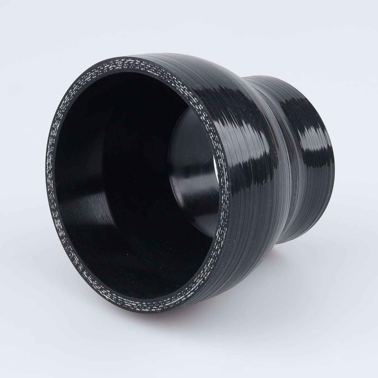 Ac Performance Id 3.25'' To 2.25'' (83Mm To 57Mm) Silicone Hose Straight Reducer 4-Ply Reinforced Black, 3'' Length
