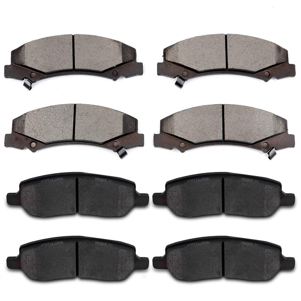 Scitoo D1172 D1159 Front Rear Ceramic Brake Pads Sets Fit For Buick Lucerne 2006-2011,For Cadillac Dts 2006-2011