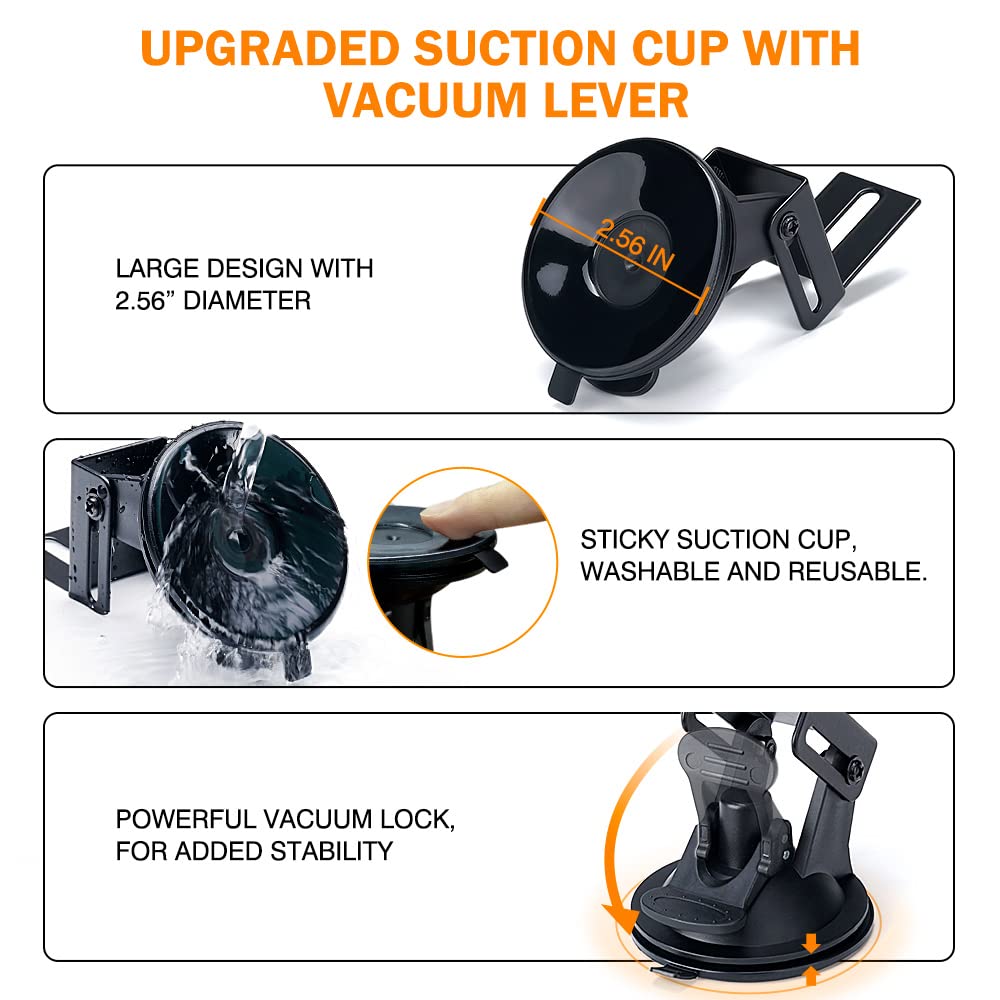 Xprite Red Blue Led Dual Visor Strobe Light Bar, Windshield Sunvisor Emergency Safety Warning Police Traffic Advisor Flashing Lightbars W/Suction Cup For Volunteer Firefighter Pov Vehicles Trucks