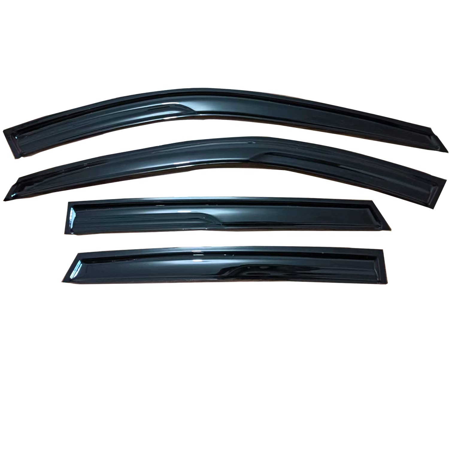 Window Visors Rain Guards Smoke Side Car Window Deflectors for 2017-2024 Mazda CX-5, CX5 Window Sun Rain Wind Vent Guards Shade