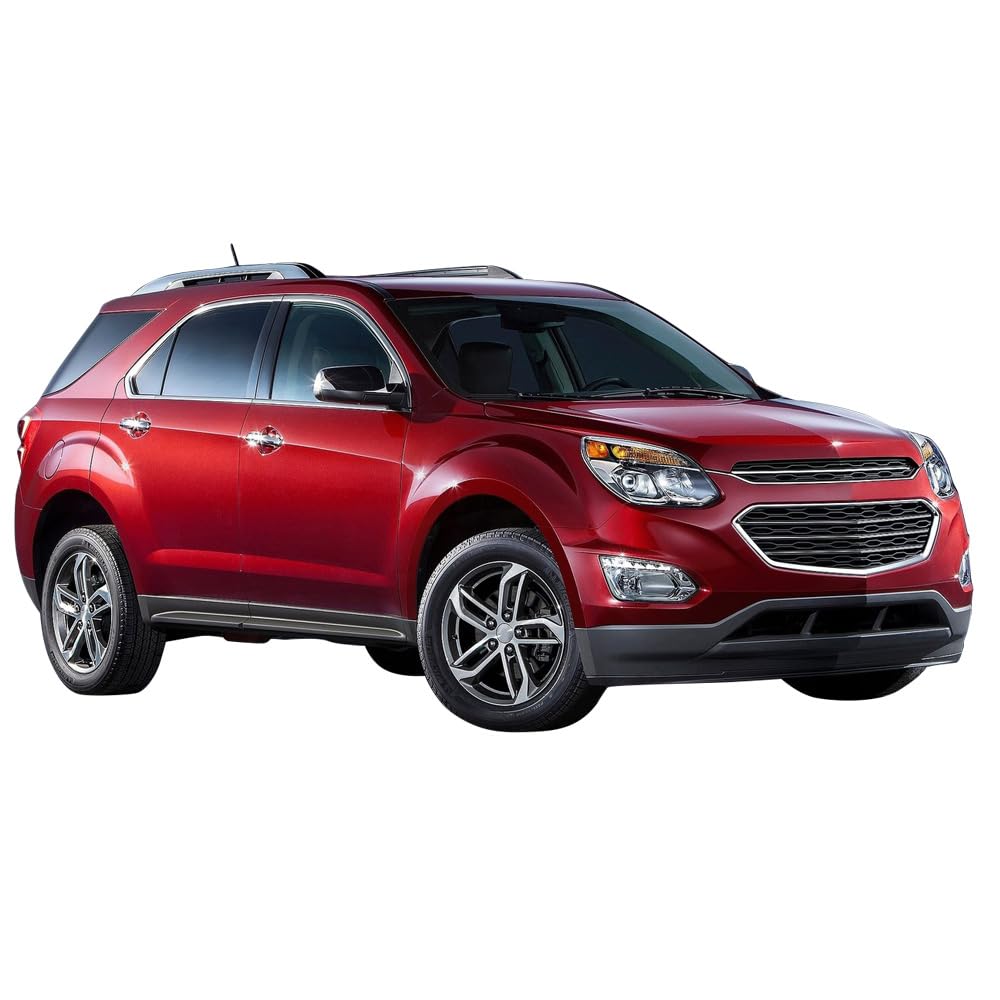 Floor Mats Compatible with 10-17 Chevy Equinox, Black Nylon Flooring Protection Interior Carpets by IKON MOTORSPORTS, 2011 2012 2013 2014 2015 2016