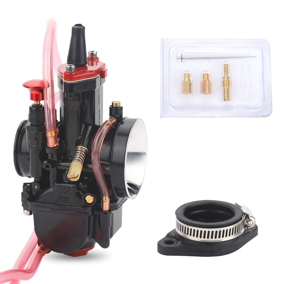 Pwk Carburetor 21 24 26 28 30 32 34Mm Racing Carb Universal For 2T 4T Engine Dirt Bike Motocross Motorcycle Scooter Atv Quad Go Kart (30 Mm)
