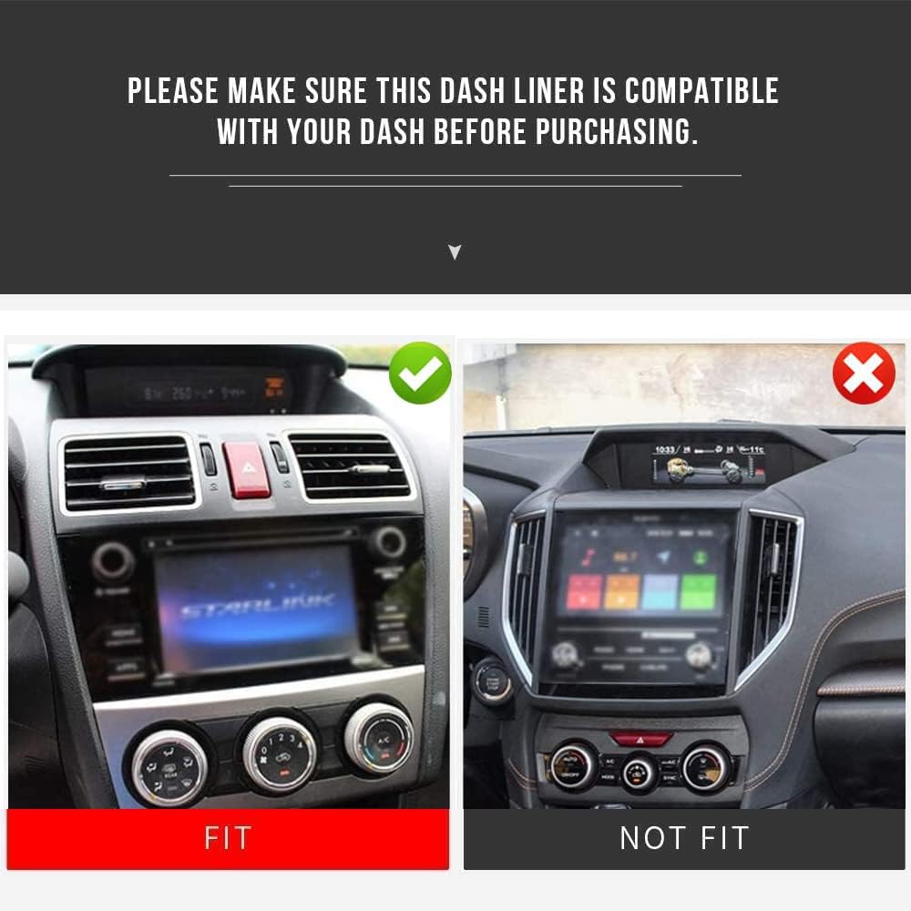 Auovo Dashboard Mats Compatible With Subaru Crosstrek Accessories 2012-2017 Forester 2014-2018 Xv Impreza 2012-2016 Car Interior