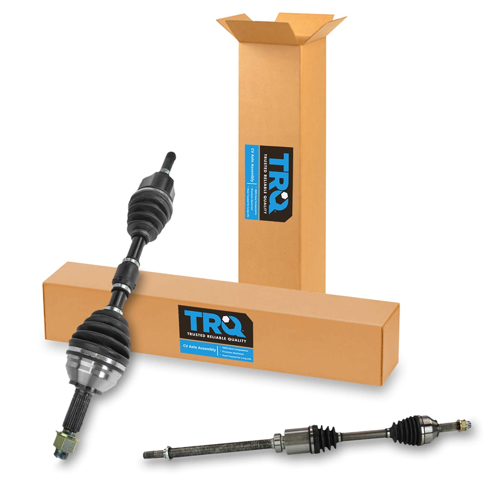 Trq Front Cv Axle Shaft Assembly Set Compatible With 2008-2013 Nissan Rogue 2014-2015 Rogue Select
