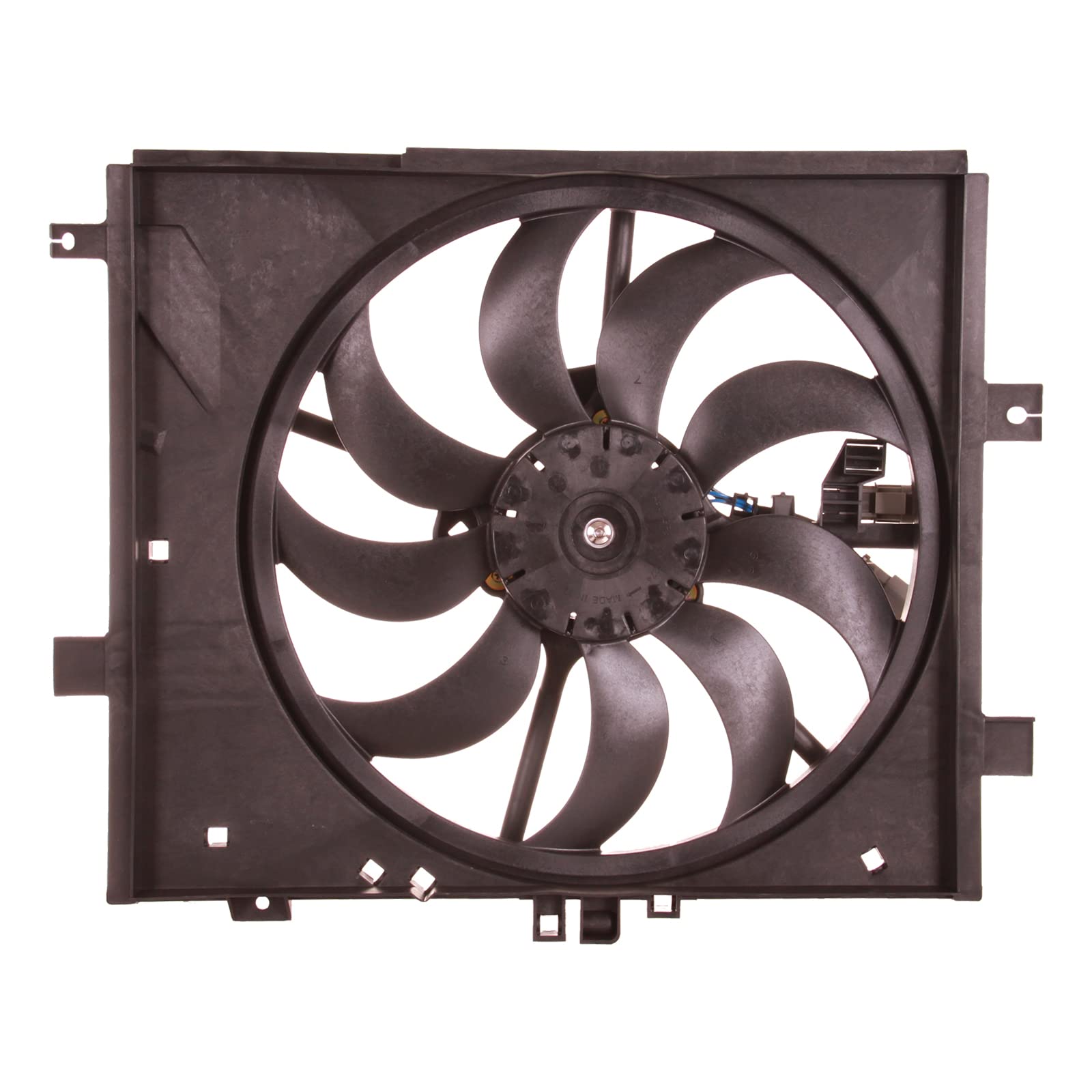 TYG OE Replacement(CAPA Quality) Cooling Fan Extra Silent for 2012-2019 Nissan Versa & 2014-2019 Versa Note 1.6L Automatic Trans