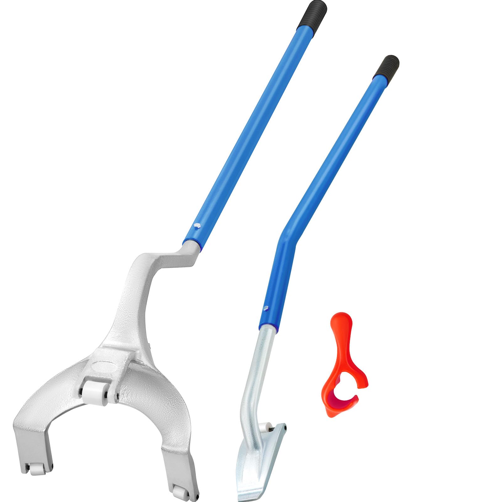 Vevor Mophorn Tire Mount Demount Tool 22.5'' To 24.5'' Tire Changer Steel Bead Breaker Extra Bead Keeper Tubeless Truck Manual T