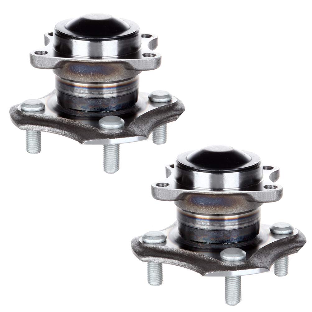 ECCPP Replacement For Pair of 2 New Complete Rear Wheel Hub Bearing Assembly 4 Lugs For 2000-2005 For Toyota Echo 512210 x2