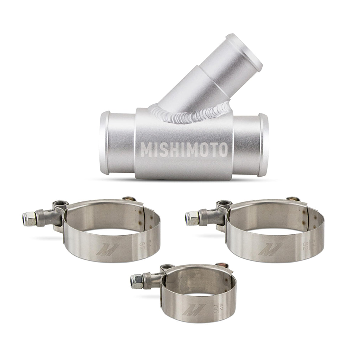 Mishimoto MMHOSE-RAM-13Y Aluminum Coolant Y-Pipe, to Connect Dual Radiator Hoses, Compatible with RAM Cummins 2500 & 3500 6.7L, 