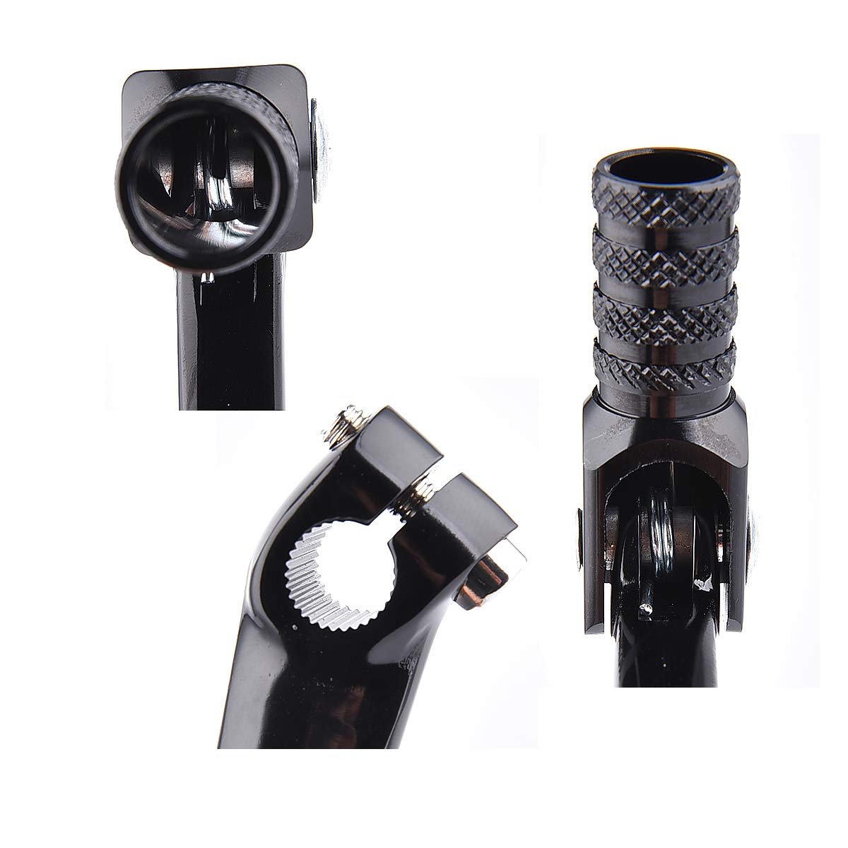 RUTU Folding Gear Shifter Shift Lever, Aluminum Dirt Bike Shift Lever, Compatible with XR50 CRF50 XR CRF 50cc 70cc 90cc 110cc 12