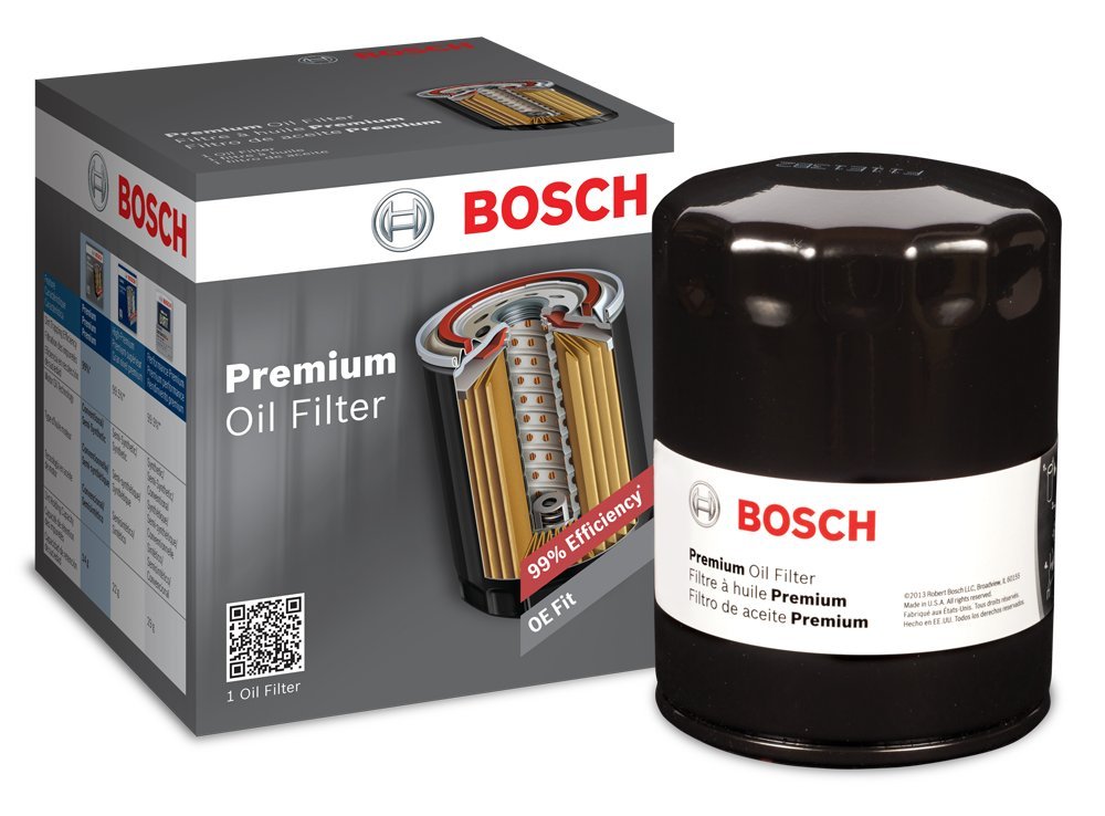 BOSCH 3325 Premium Oil Filter With FILTECH Filtration Technology - Compatible With Select Lexus, Pontiac, Scion, Suzuki, Toyota 