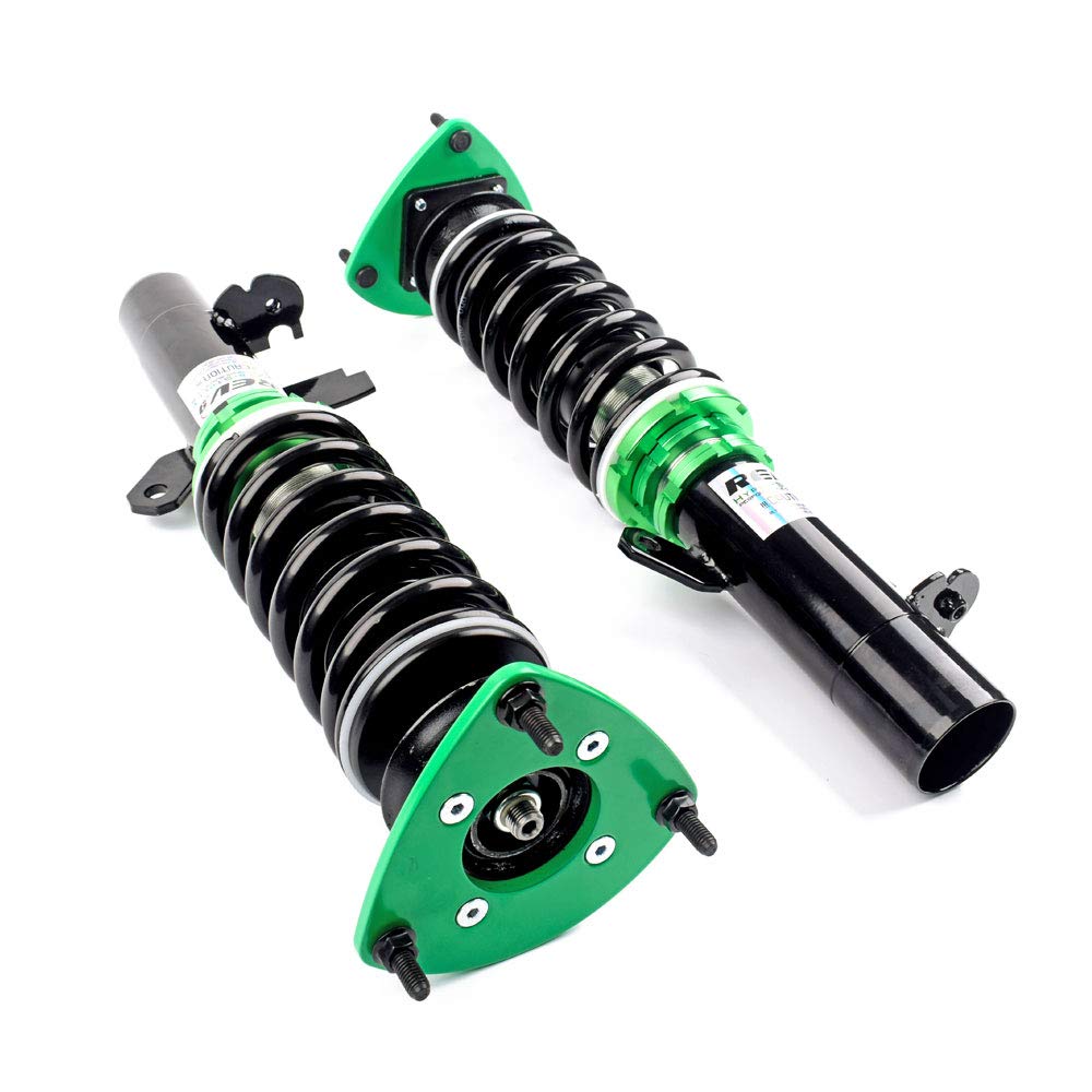 Rev9 Hyper-Street ONE Coilover Lowering Kit, Adjustable, Compatible with Ford Focus FWD 2012-18, Metallic Finish