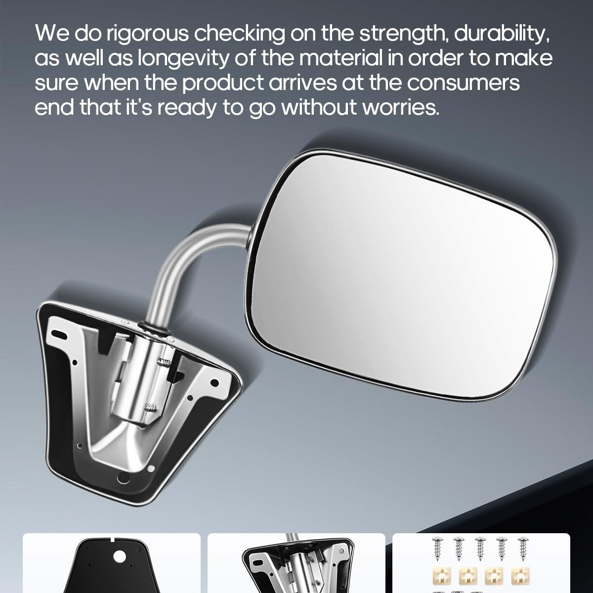 ROADFAR Side View Mirrors Left and Right Side Mirrors Fit Fit for 1973-91 For Ch WBCARB07VT5W3BD