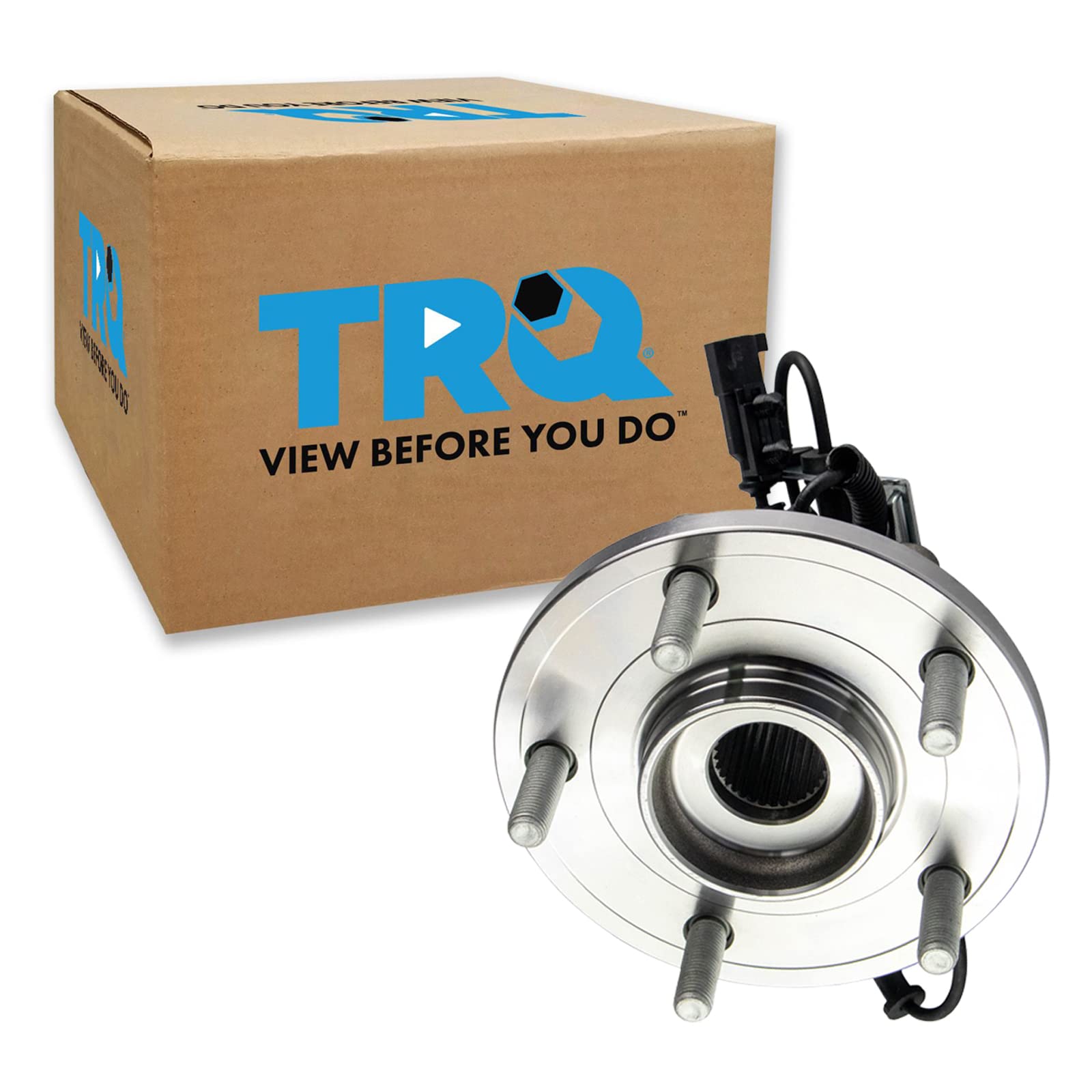Trq Front Wheel Bearing & Hub Assembly With Abs Sensor Compatible With 2012-2016 Chrysler Town & Country 2012-2020 Dodge Grand C