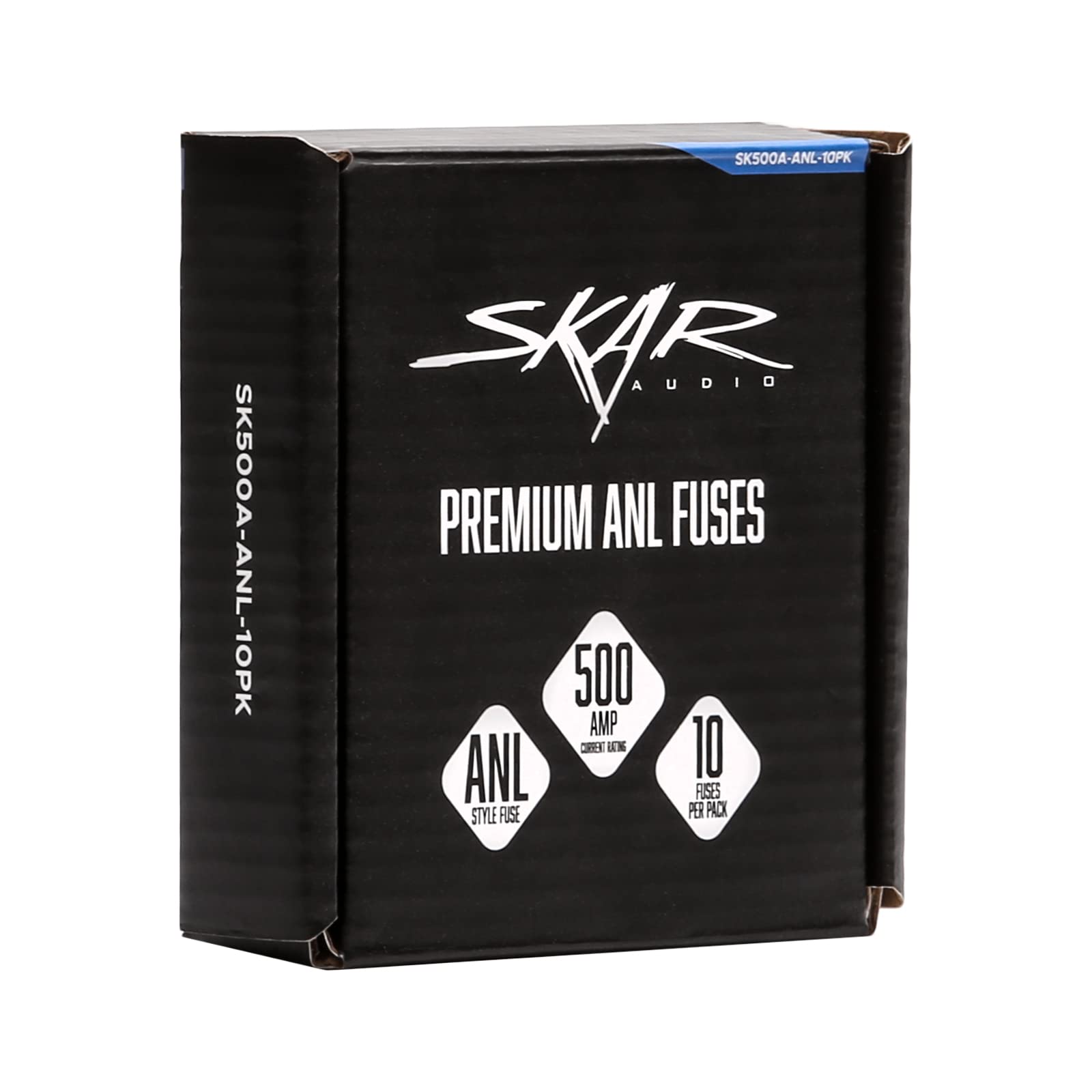 Skar Audio 500 Amp Nickel Plated ANL Fuses (10 Pack) - SK500A-ANL-10PK
