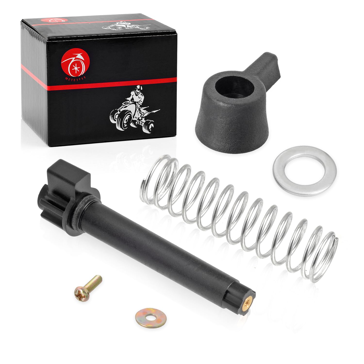 5431391 Fuel Valve Petcock Lever Knob Spring Kit For Polaris 300 400L Big Boss 250 300 300L 400L 500 Magnum 425 Scrambler 400 500 Trail Blazer 250 Trail Boss 250 350L Extension Handle