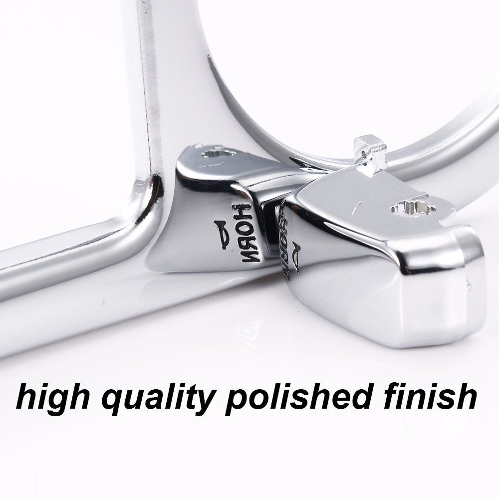 9 Pcs Stereo Accent Speedometer Speaker Trim Loop Set Compatible For Harley Davidson Electra Street Glide Ultra Classic Models 1