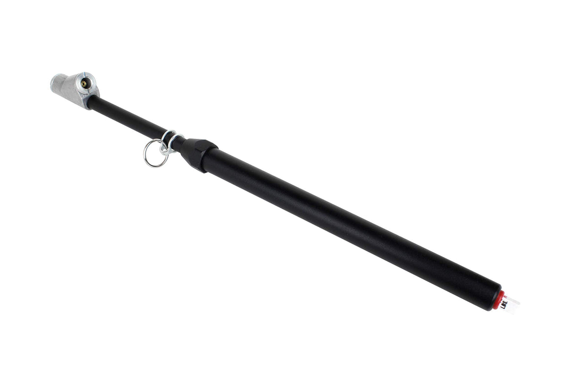 Milton 986BLK: Dual Foot Straight Lock-On Chuck Service Gauge, Non-Slip Grip Matte Black Poly -13    1-160 Psi, For Large Vehicl