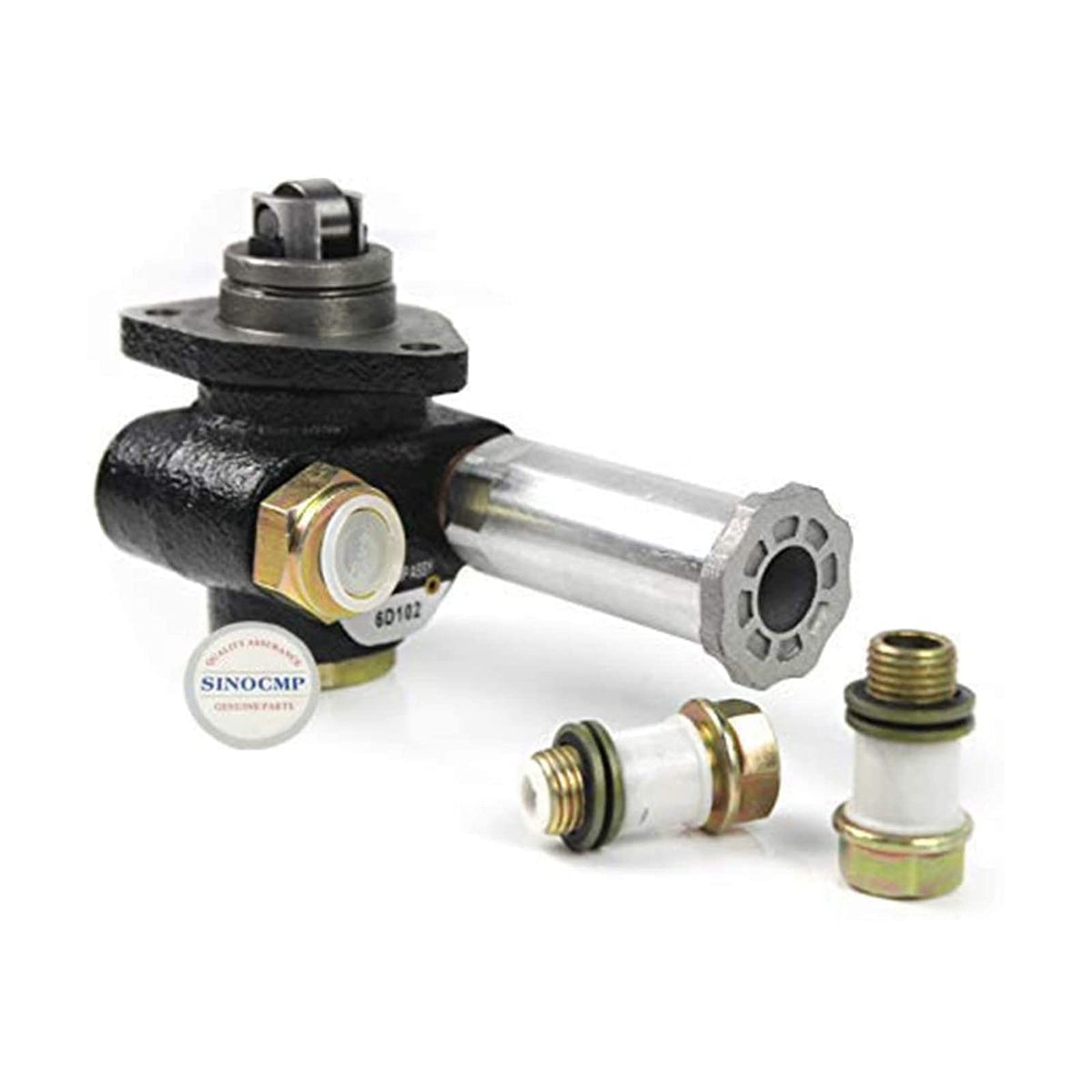 Sinocmp 105220-5960 Fuel Feed Pump Assy For Komatsu S4S S4Q S4Q2 6D102 6D95 Pc200-6 Excavator Aftermarket Parts