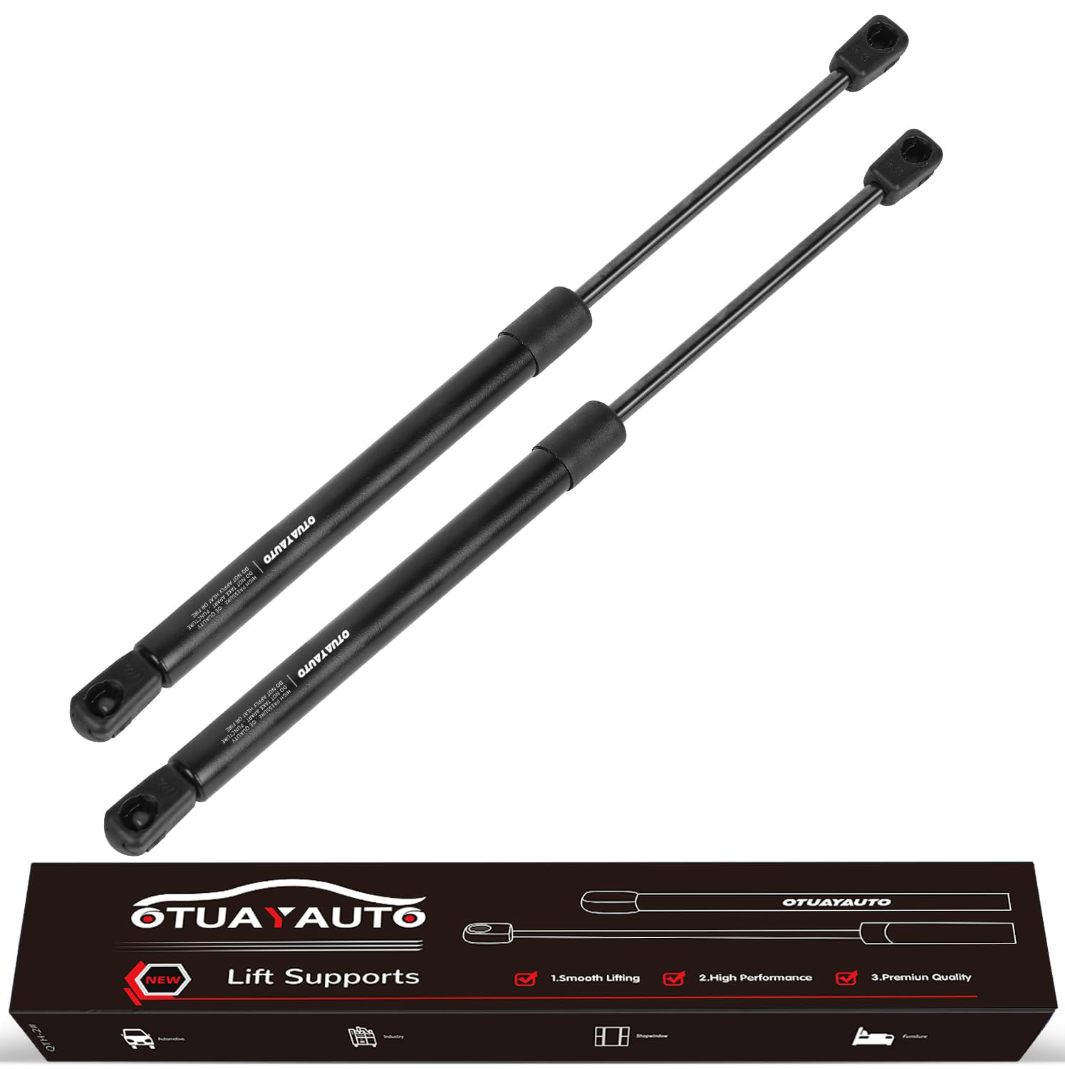 OTUAYAUTO Front Hood Struts - Replacement for 2011-2014 Hyundai Sonata (Excluding Hybrid) Hood Lift Support Shock, OEM # 6489 SG