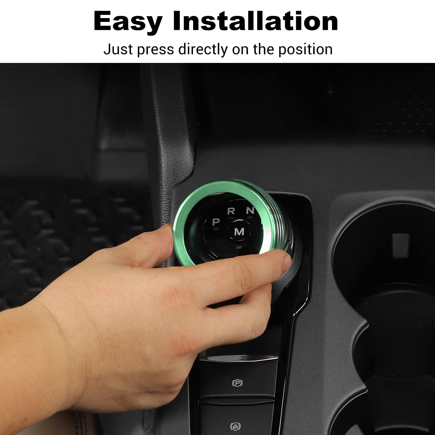 Jwwy Air Conditioner Headlight Switch Knob 4Wd Wheel Drive Trailer Gear Shift Switch Knob Cover For 2021-2023+ Ford Bronco Sport