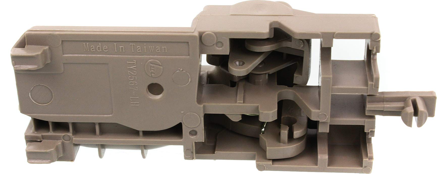 Evan Fischer Interior Door Handle Compatible with Corolla/Matrix 03-08 / Tacoma 05-12 Front OR Rear LH Inside Beige (Bone) Plastic